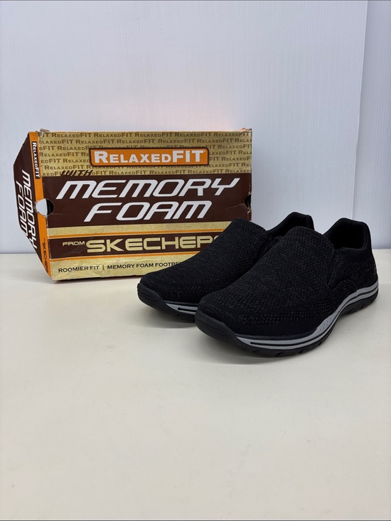 Skechers Black Slip-On Memory Foam Loafers main image 7